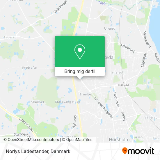 Norlys Ladestander kort