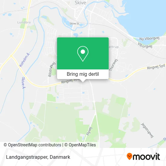 Landgangstrapper kort