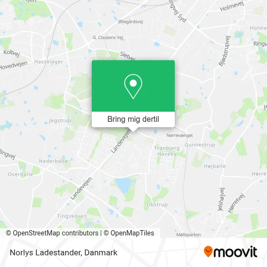 Norlys Ladestander kort