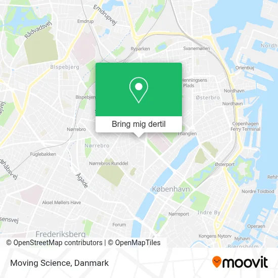 Moving Science kort