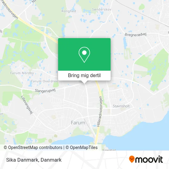 Sika Danmark kort