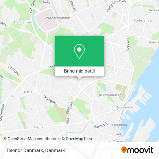 Telenor Danmark kort