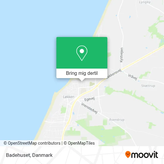 Badehuset kort
