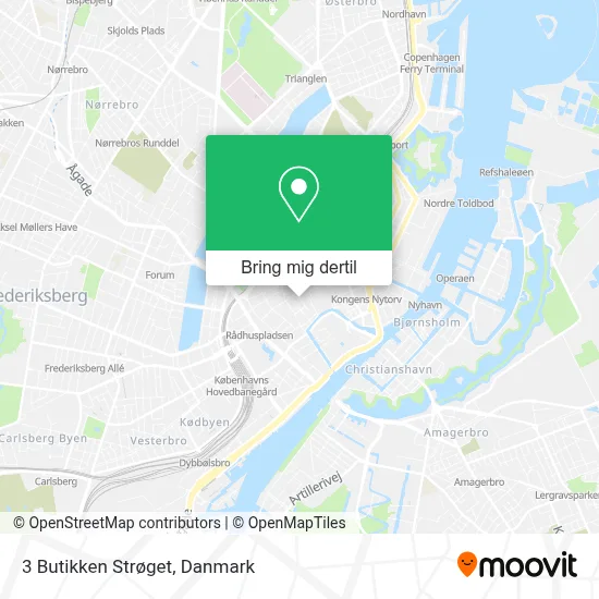 3 Butikken Strøget kort
