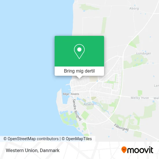 Western Union kort
