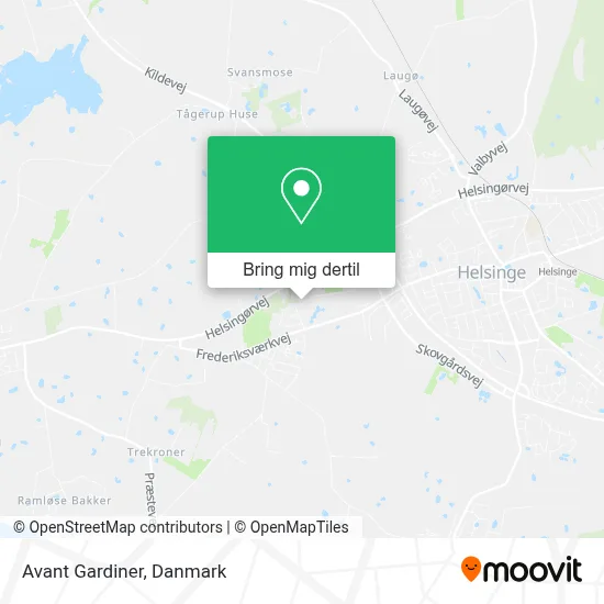 Avant Gardiner kort