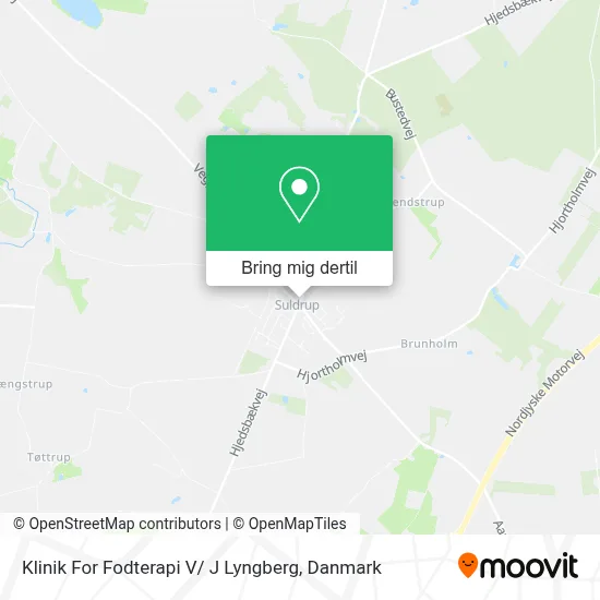 Klinik For Fodterapi V/ J Lyngberg kort