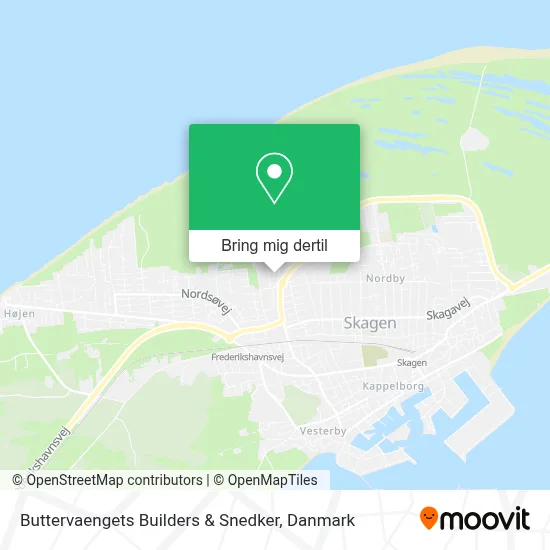 Buttervaengets Builders & Snedker kort