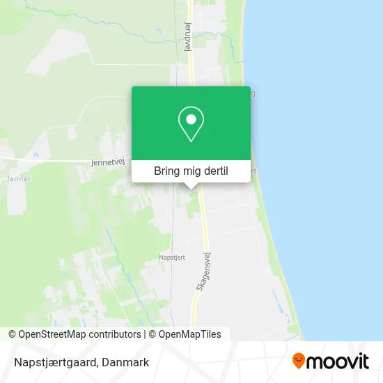 Napstjærtgaard kort