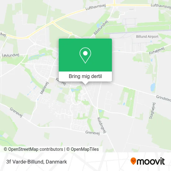 3f Varde-Billund kort