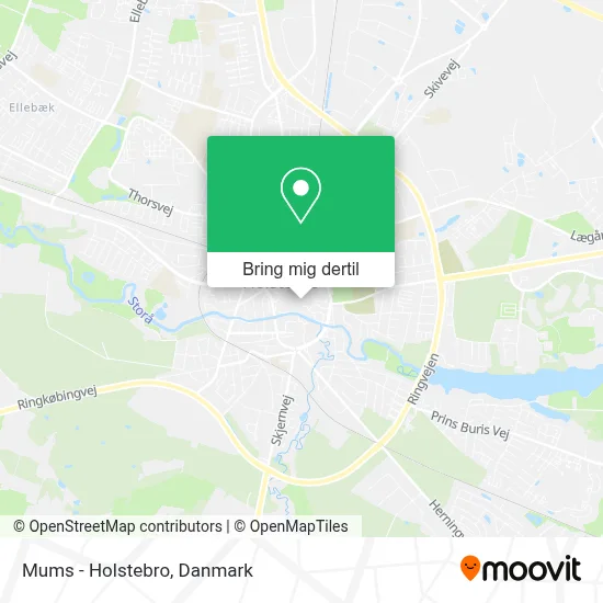 Mums - Holstebro kort
