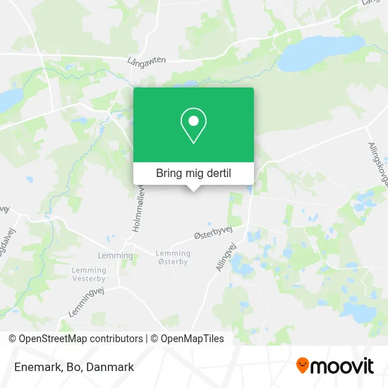 Enemark, Bo kort