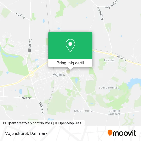 Vojenskoret kort