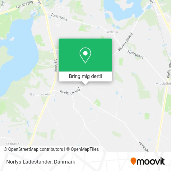 Norlys Ladestander kort
