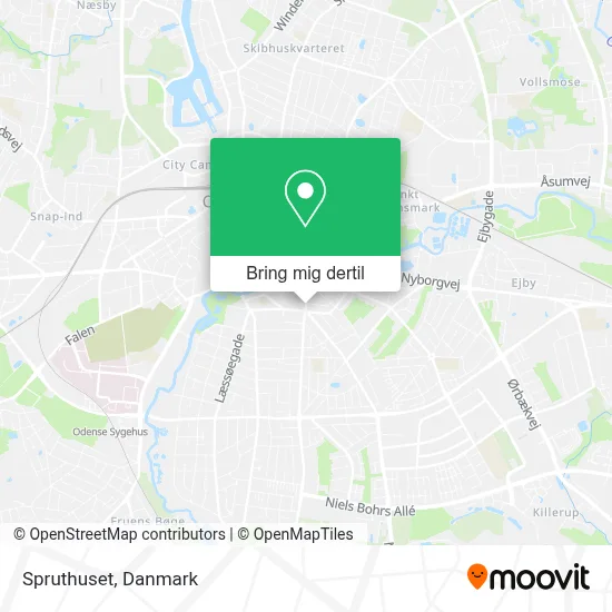 Spruthuset kort