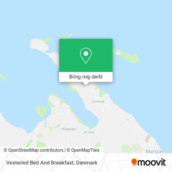 Vesterled Bed And Breakfast kort