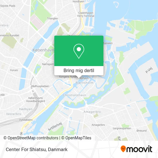 Center For Shiatsu kort