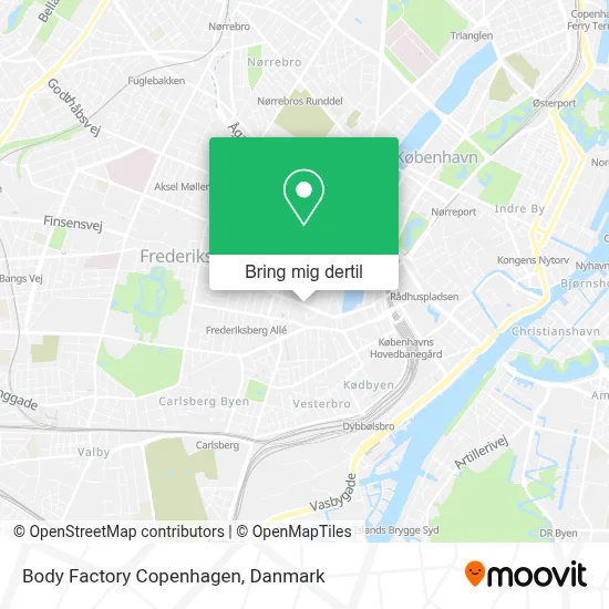 Body Factory Copenhagen kort