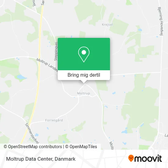 Moltrup Data Center kort
