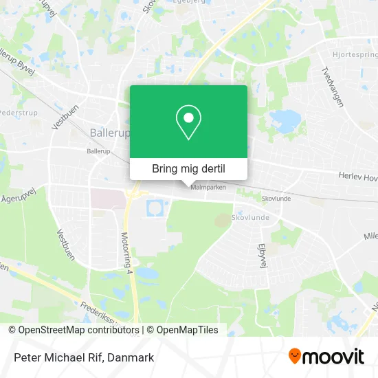 Peter Michael Rif kort