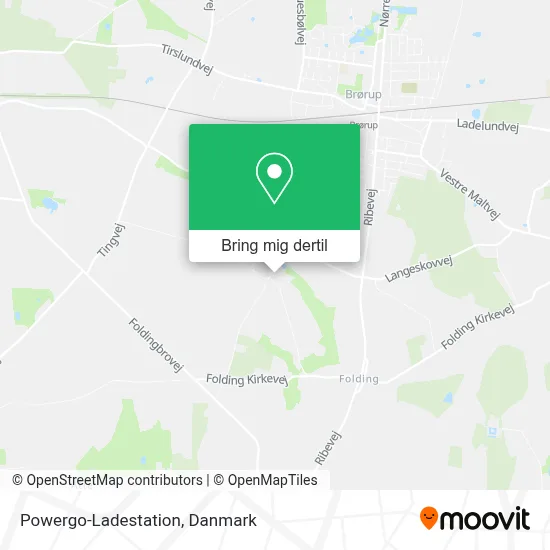 Powergo-Ladestation kort