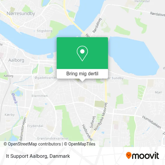 It Support Aalborg kort