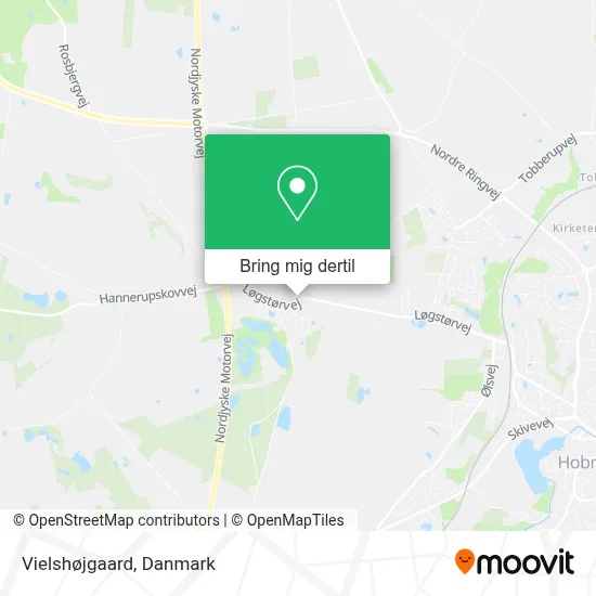Vielshøjgaard kort