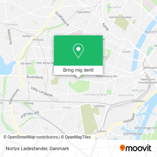 Norlys Ladestander kort