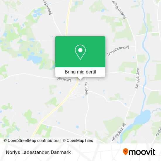 Norlys Ladestander kort