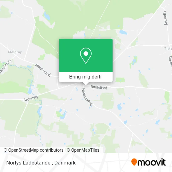 Norlys Ladestander kort