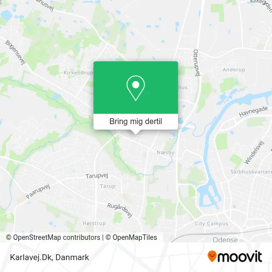 Karlavej.Dk kort