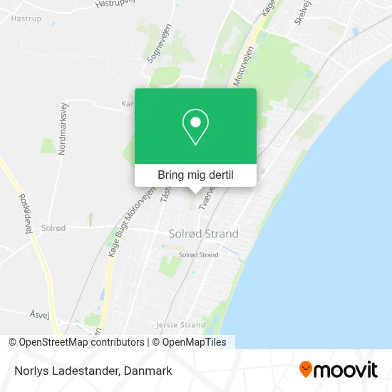 Norlys Ladestander kort