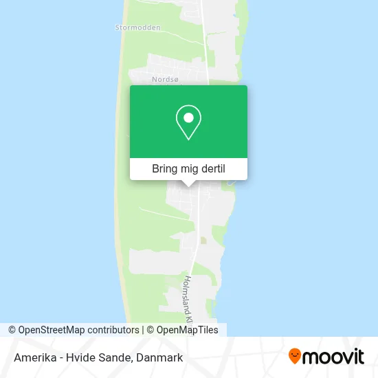 Amerika - Hvide Sande kort