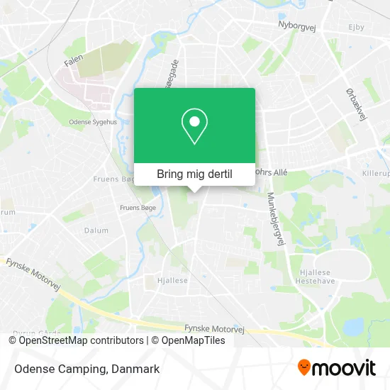 Odense Camping kort