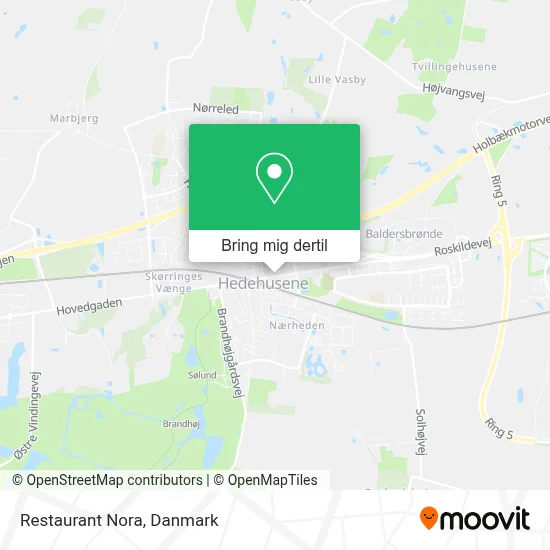 Restaurant Nora kort