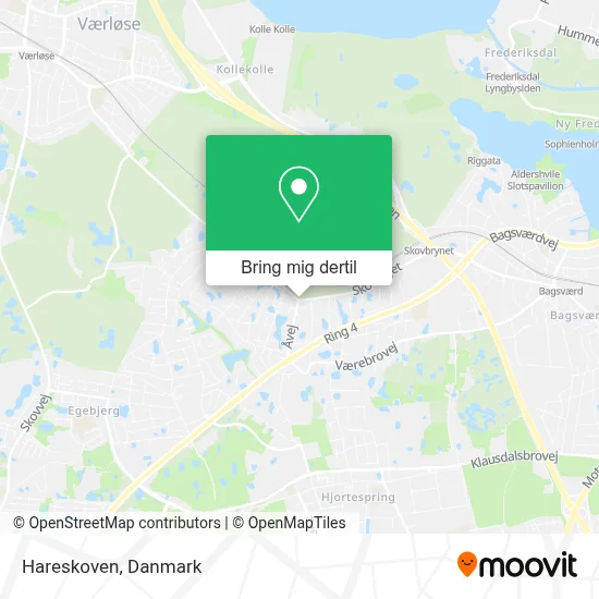 Hareskoven kort