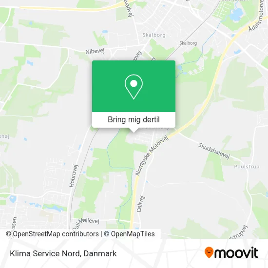 Klima Service Nord kort