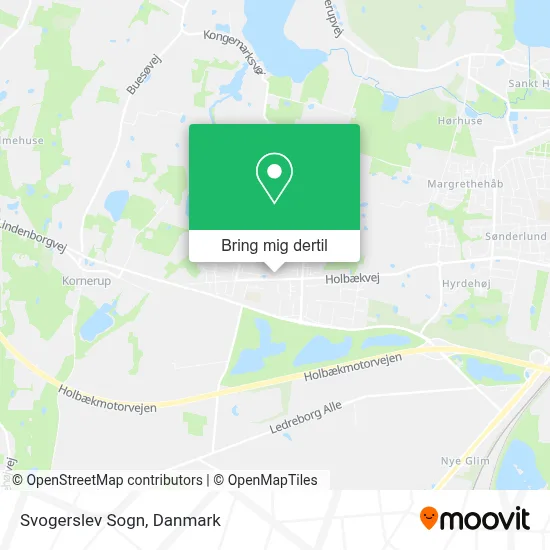 Svogerslev Sogn kort