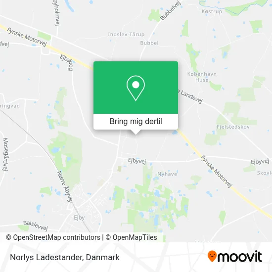 Norlys Ladestander kort