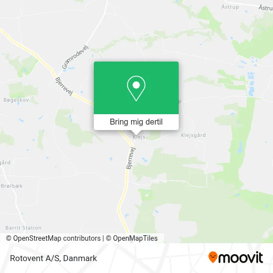 Rotovent A/S kort