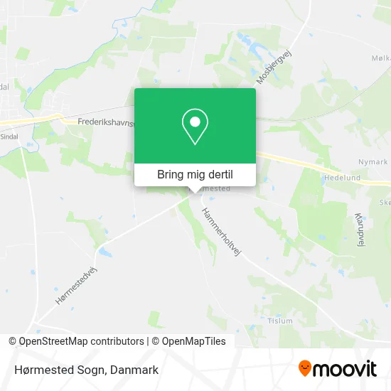 Hørmested Sogn kort