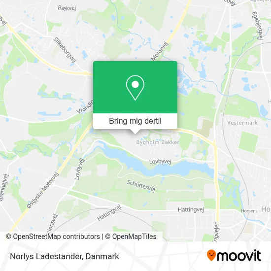 Norlys Ladestander kort