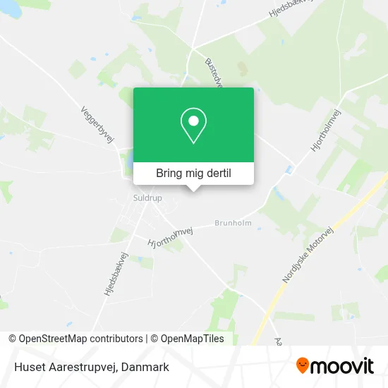 Huset Aarestrupvej kort