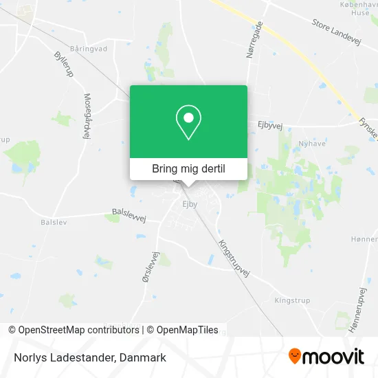 Norlys Ladestander kort