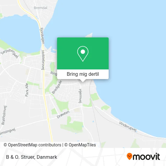 B & O. Struer kort