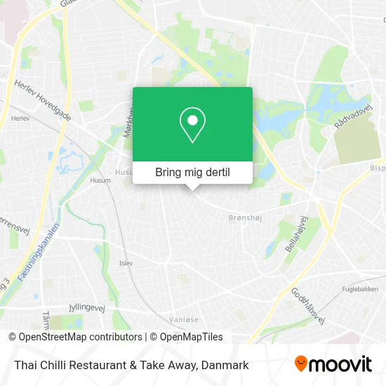 Thai Chilli Restaurant & Take Away kort
