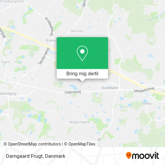Damgaard Frugt kort