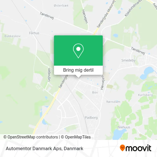 Automentor Danmark Aps kort