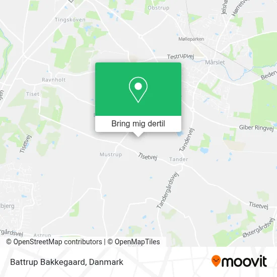 Battrup Bakkegaard kort