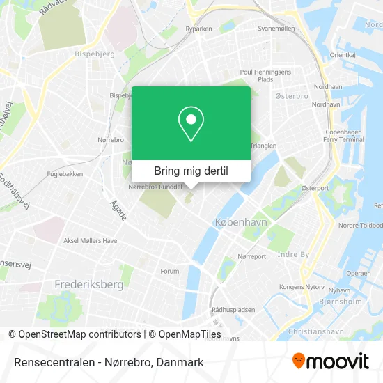 Rensecentralen - Nørrebro kort